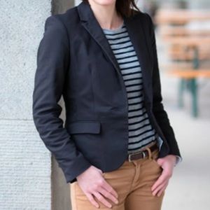 Bananas Republic True Navy Sleek Blazer